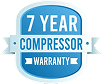 7 year compressor warranty