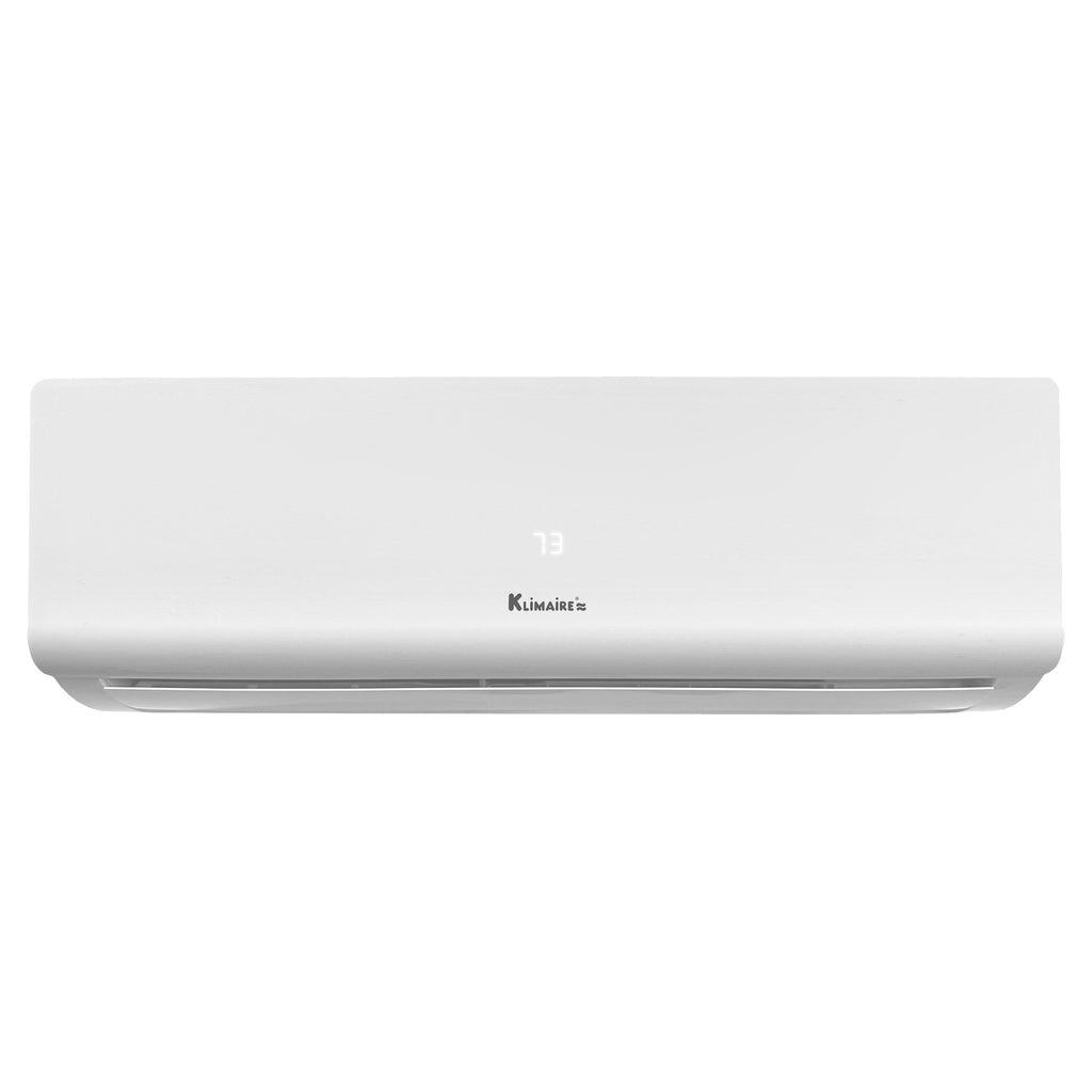 Klimaire KIWQ-KOIQ DIY Series — Do-It-Yourself High Wall-Mounted Mini Split Heat Pump Air Conditioner with E-Z Kuick Connect™ Installation Kit (5th Generation)