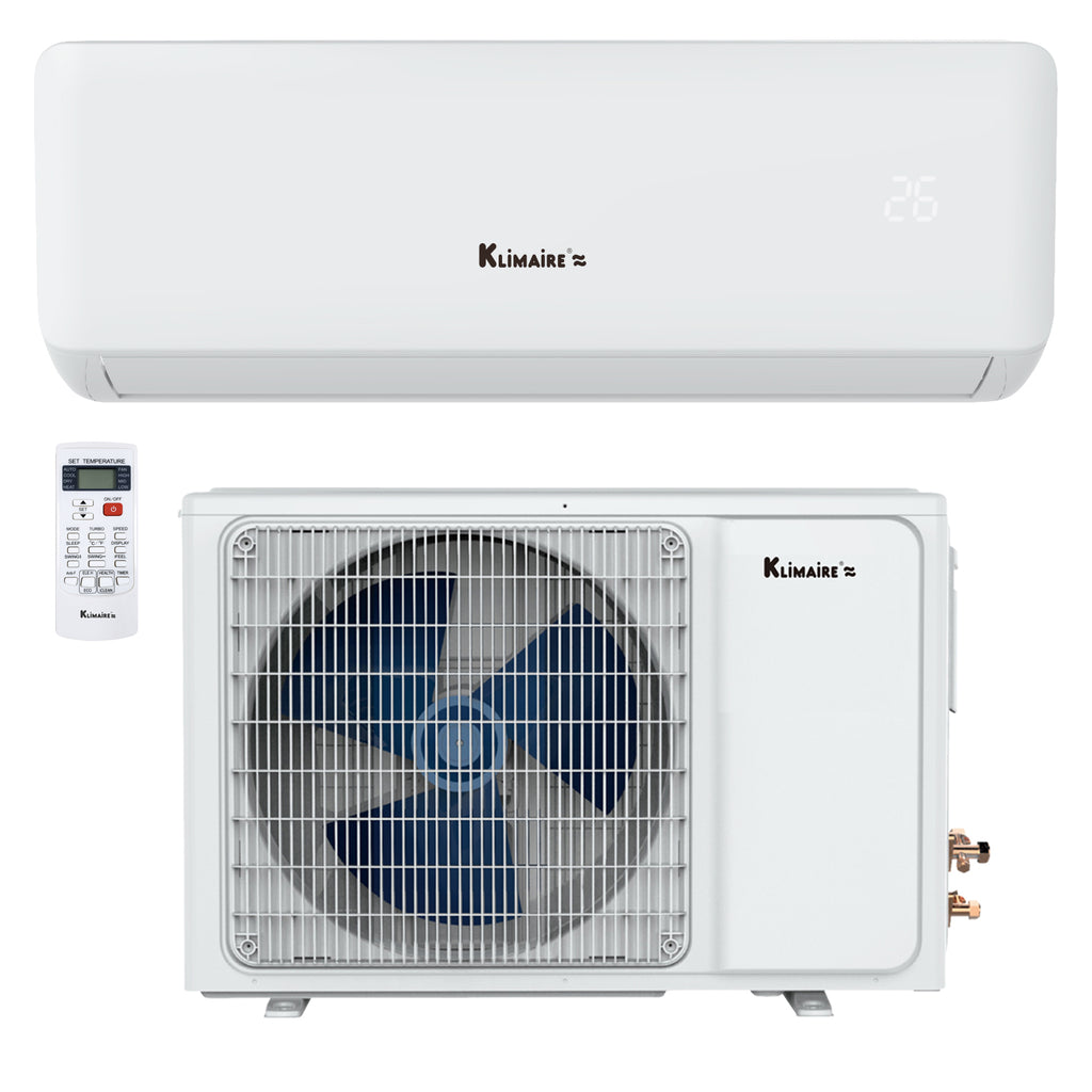 Klimaire KSIA Series 17 SEER – High Wall-Mounted Mini Split Heat Pump Air Conditioner (2nd Generation)