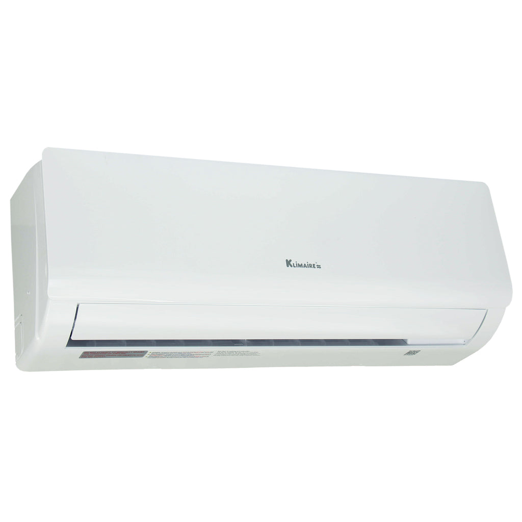 Klimaire KIWQ-KOIQ DIY Series — Do-It-Yourself High Wall-Mounted Mini Split Heat Pump Air Conditioner with E-Z Kuick Connect™ Installation Kit (5th Generation)