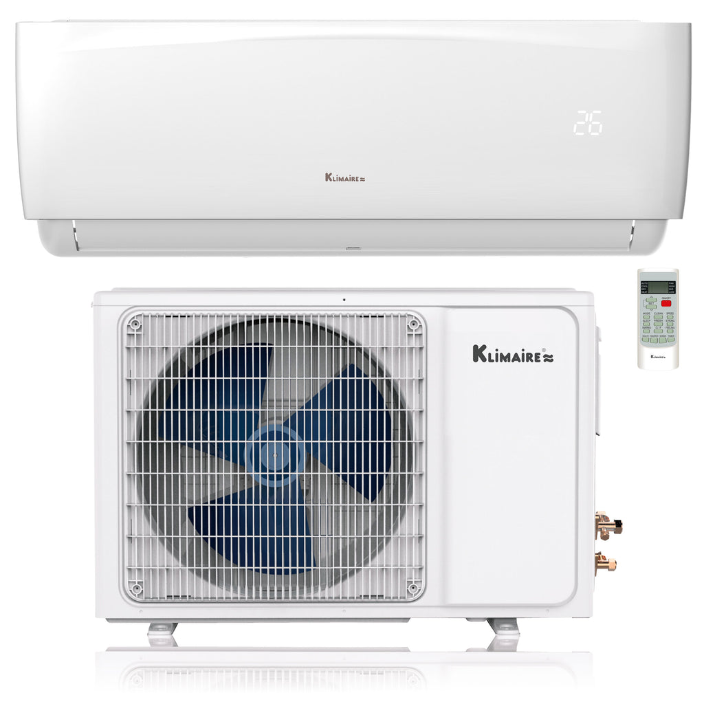 Klimaire KSIA Series 16 SEER – High Wall-Mounted Mini Split Heat Pump Air Conditioner (1st Generation)