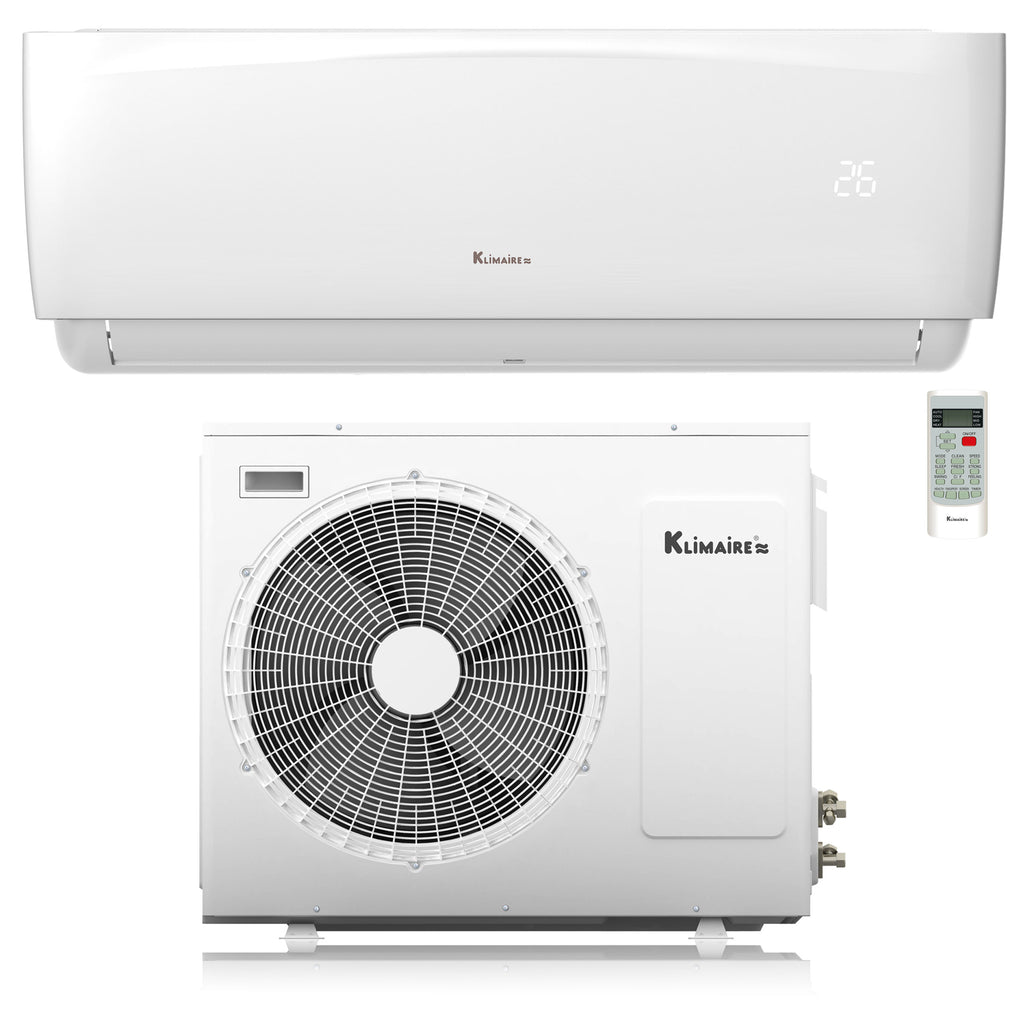 Klimaire KSIA Series 16 SEER – High Wall-Mounted Mini Split Heat Pump Air Conditioner (1st Generation)