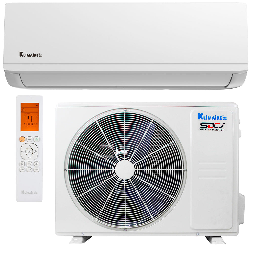 Klimaire KSIH Hyper Heat Series — High Wall-Mounted Mini Split Heat Pump Air Conditioner (2nd Generation)